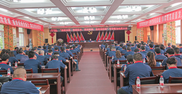 公司召開“違規(guī)決策、違規(guī)投資、違規(guī)擔(dān)保、違規(guī)招投標(biāo)”專項整治動員大會